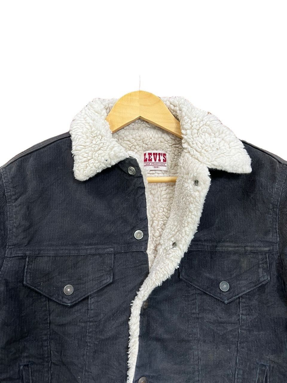 Levi's × Levi's Vintage Clothing × Vintage Vintage 80’s Levis Sherpa Corduroy Jacket Size US S / EU 44-46 / 1 - 4 Thumbnail
