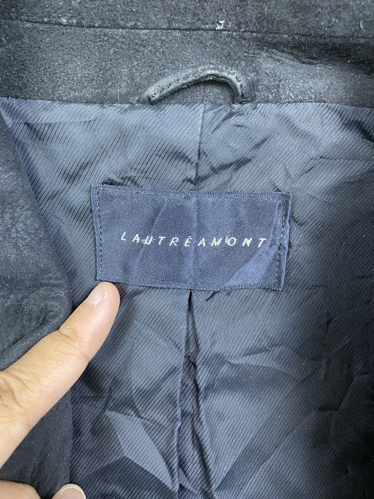 Designer × Japanese Brand × Vintage Vintage Lautreamont Asymetrical Leather Jacket Size US M / EU 48-50 / 2 - 8 Thumbnail