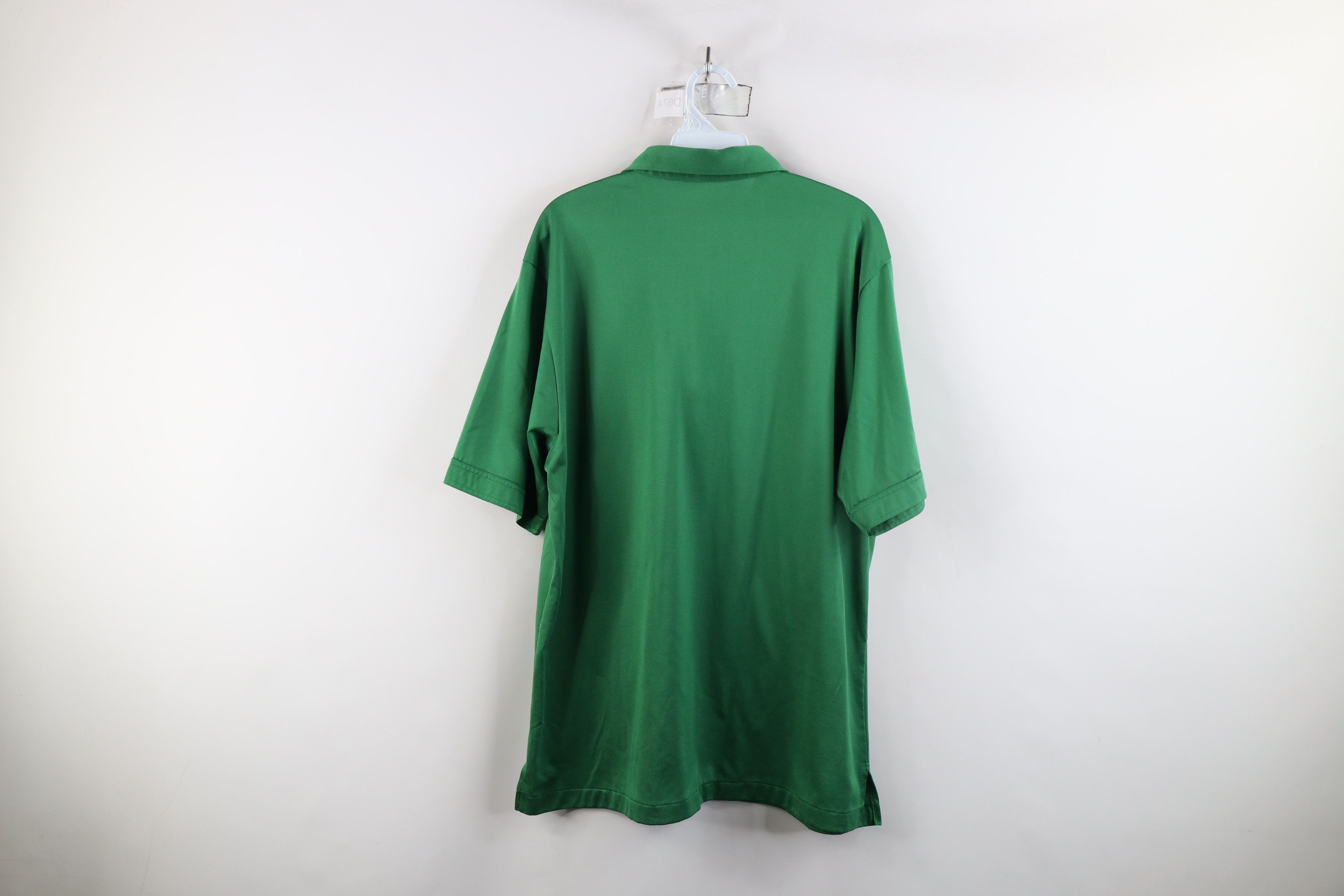 Vintage Vintage 70s Streetwear Collared Polo Shirt Masters Green Size US XL / EU 56 / 4 - 12 Thumbnail