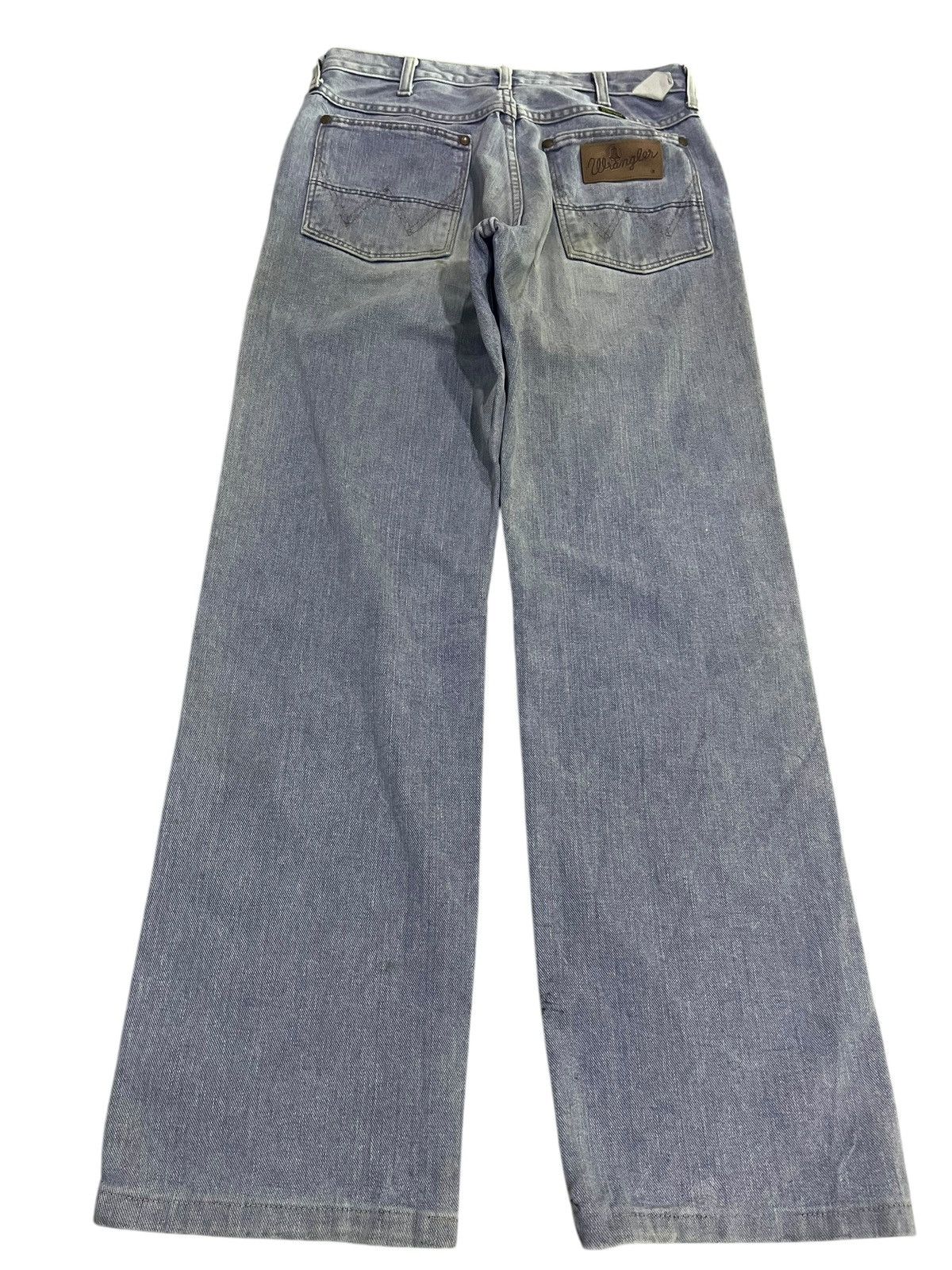 If Six Was Nine × Japanese Brand × Le Grande Bleu (L.G.B.) VINTAGE WRANGLER BLUE BELL WASHED BLUE DENIM Size US 30 / EU 46 - 9 Thumbnail