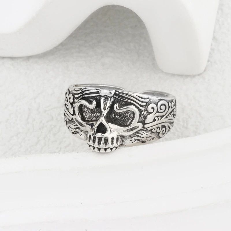 Jewelry Skeleton Trendy Rings Size ONE SIZE - 2 Thumbnail