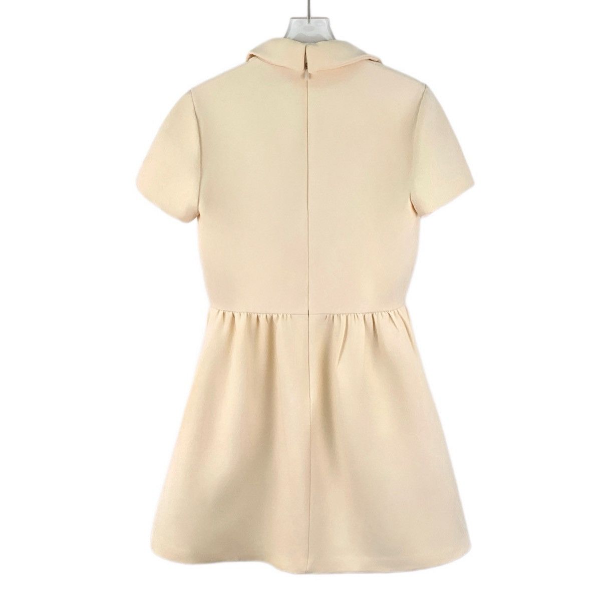 Dior Dior Beige Lapel Single-breasted Short Sleeve Dress K26WX Size S / US 4 / IT 40 - 2 Thumbnail