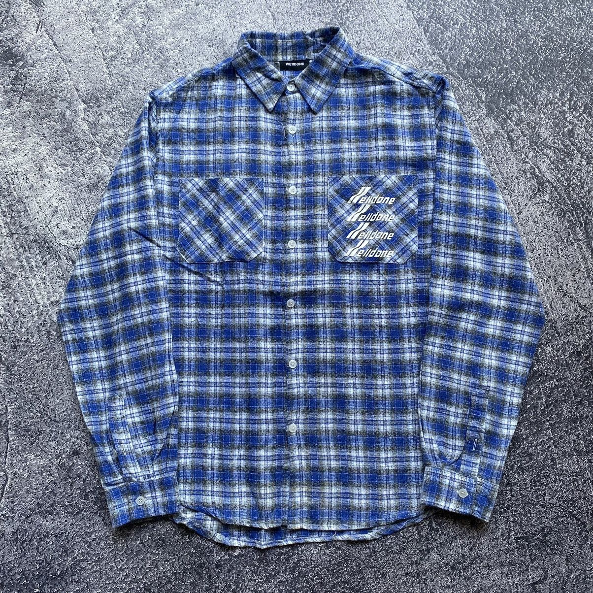 WE11DONE WE11DONE Flannel Shirt Size US L / EU 52-54 / 3 - 4 Thumbnail
