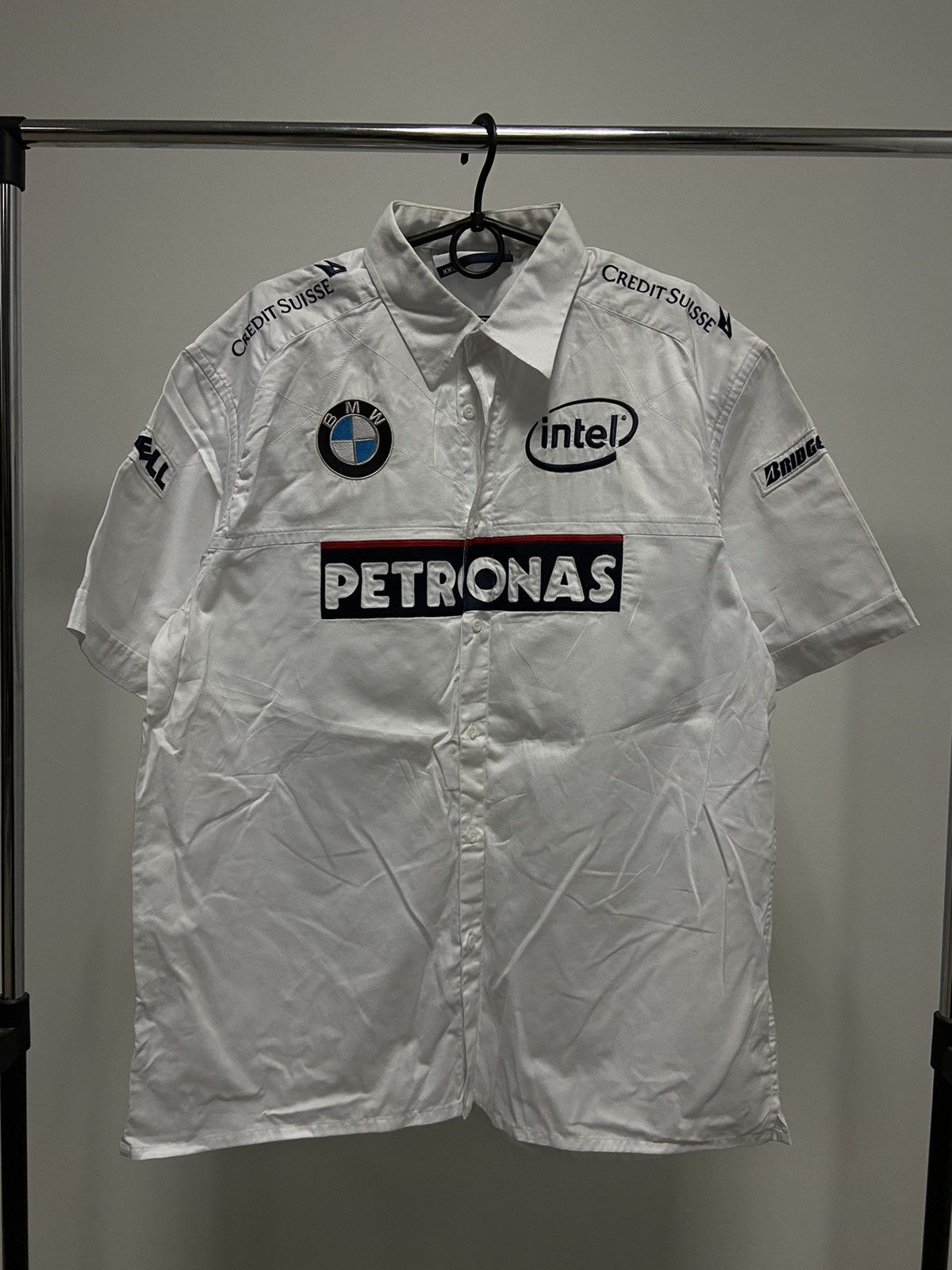 BMW × Vintage BMW Power Racing button ups Big Logo petronas Vintage Size US XXL / EU 58 / 5 - 1 Thumbnail