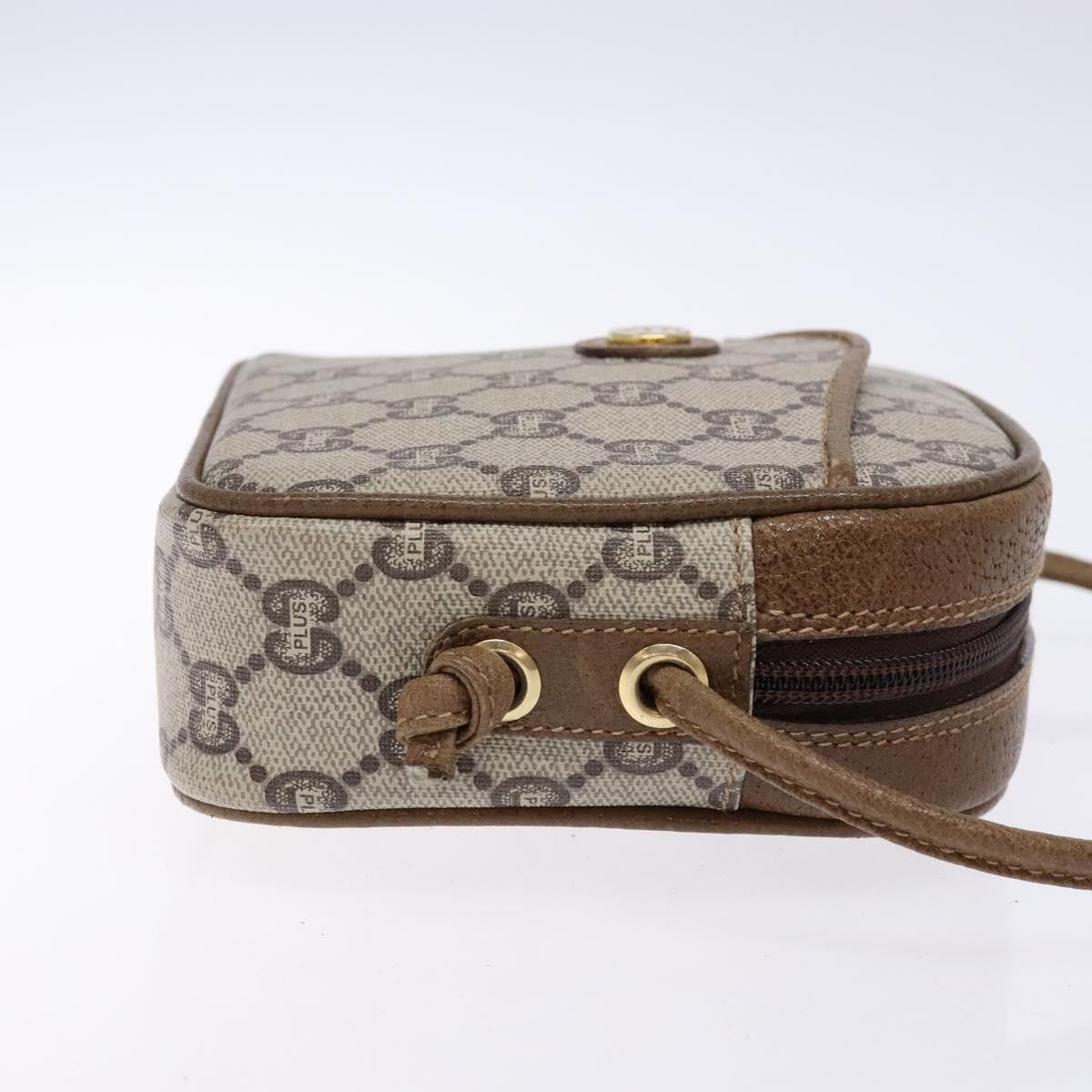 Gucci GUCCI GG Plus Supreme Shoulder Bag Pvc Beige Gold Size ONE SIZE - 4 Thumbnail