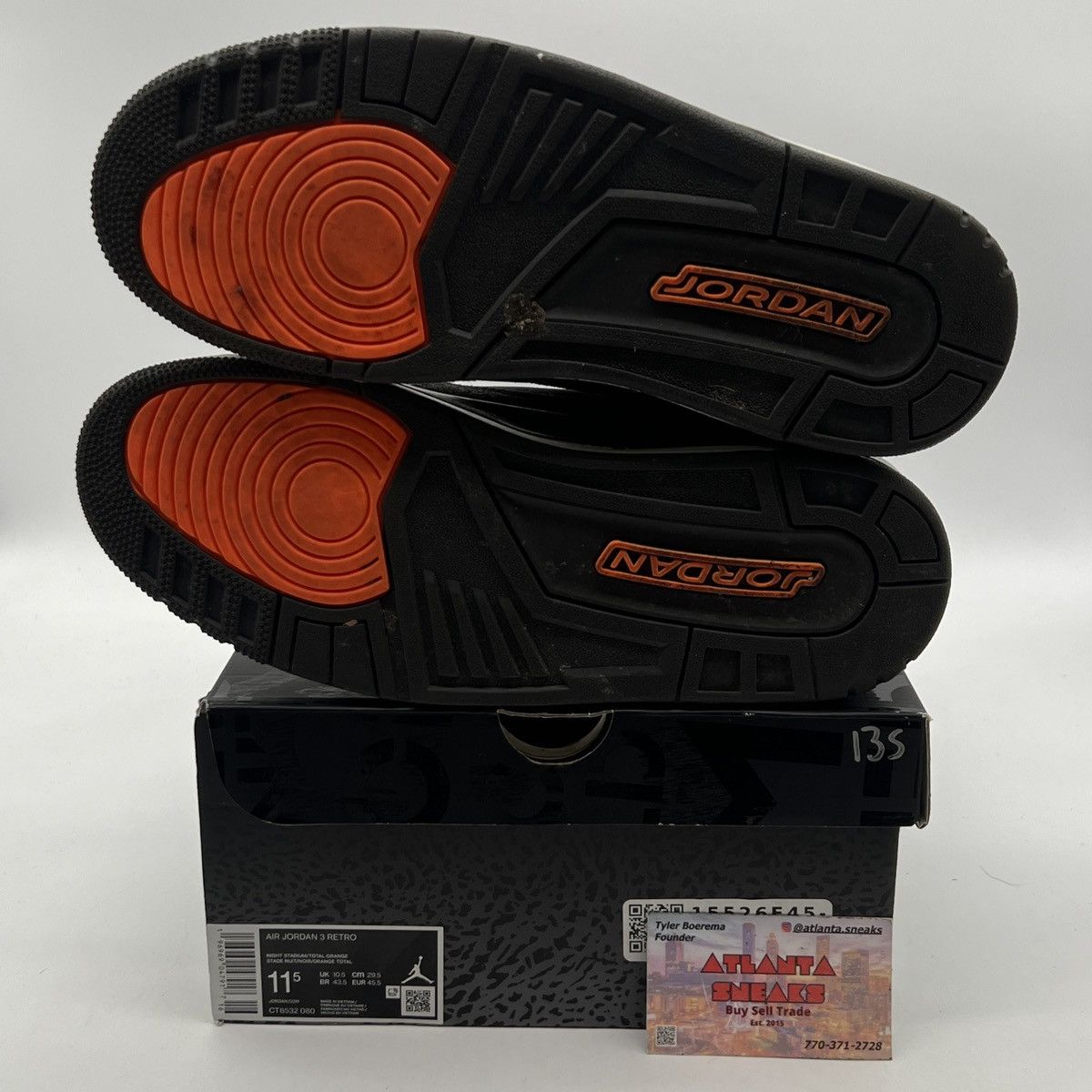 Jordan Brand Air Jordan 3 fear Size US 11.5 / EU 44-45 - 8 Thumbnail