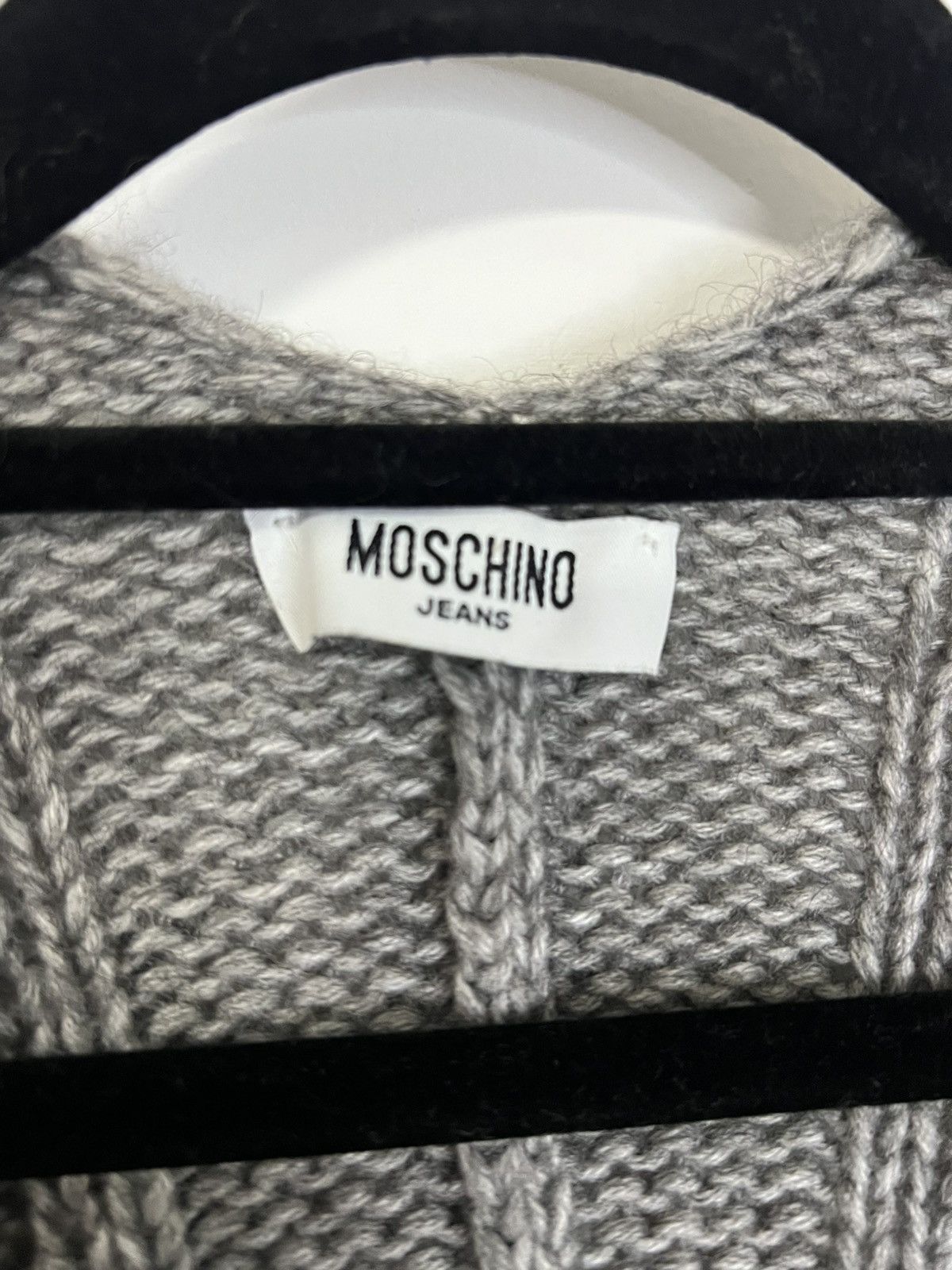 Moschino Moschino alpaca wool cape grey poncho L Size L / US 10 / IT 46 - 2 Thumbnail
