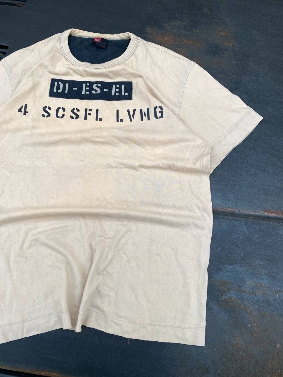Diesel × Japanese Brand Diesel vintage distressed denim t shirt Size US L / EU 52-54 / 3 - 3 Thumbnail