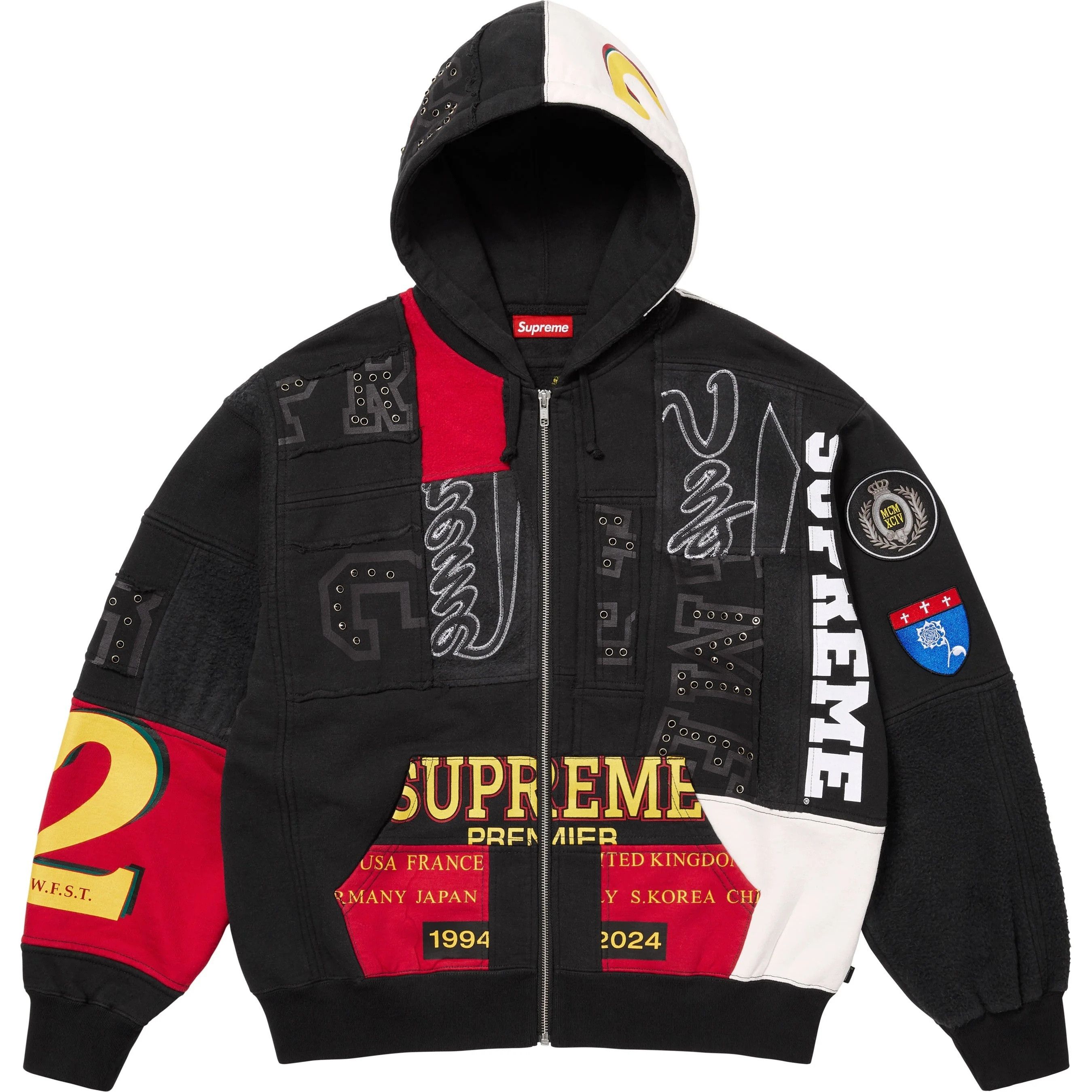 Supreme Supreme Wild Embroidered Hooded Sweatshirt | Grailed