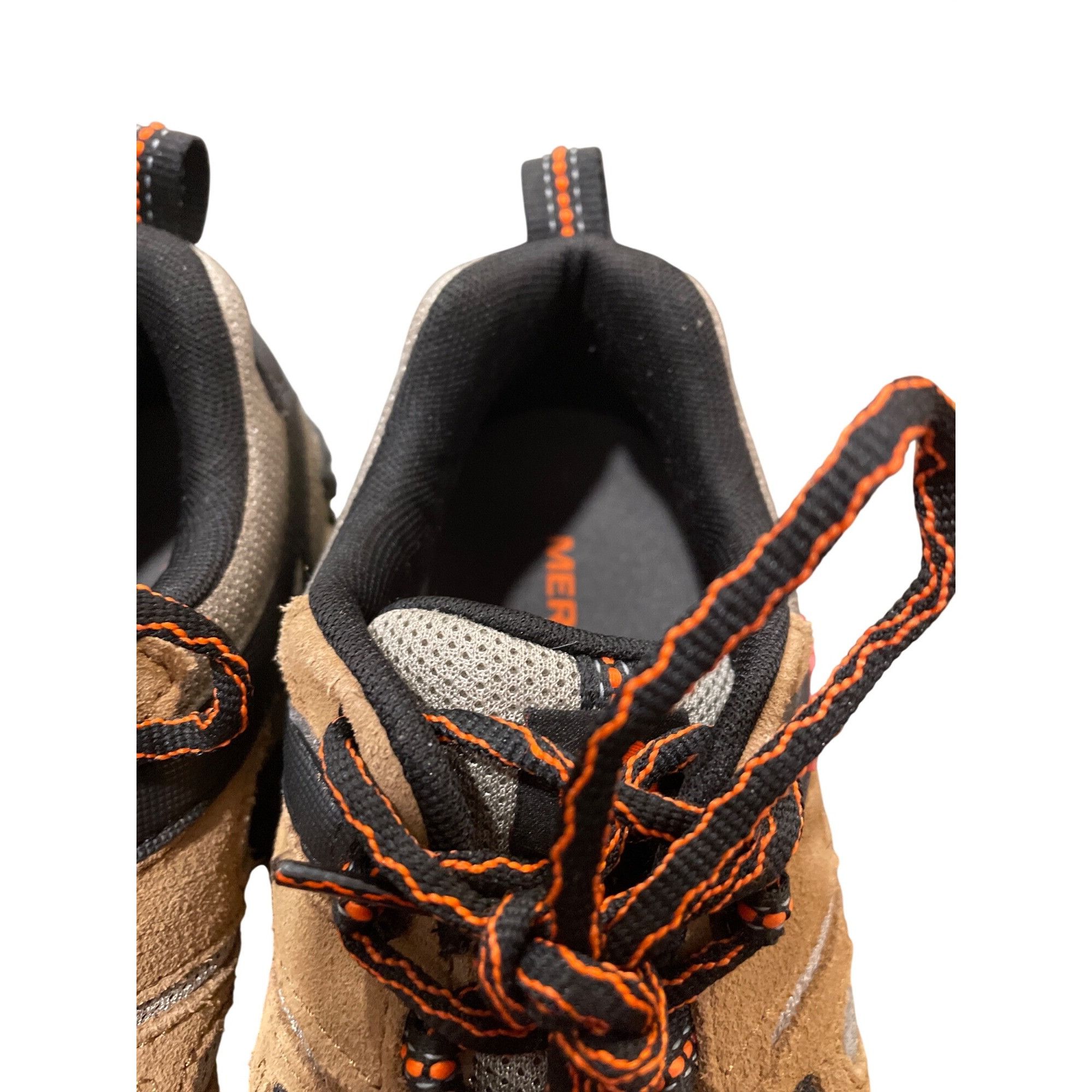 Merrell Merrell Mens brown leather suede walking hiking sneakers sz Size US 8.5 / EU 41-42 - 10 Thumbnail