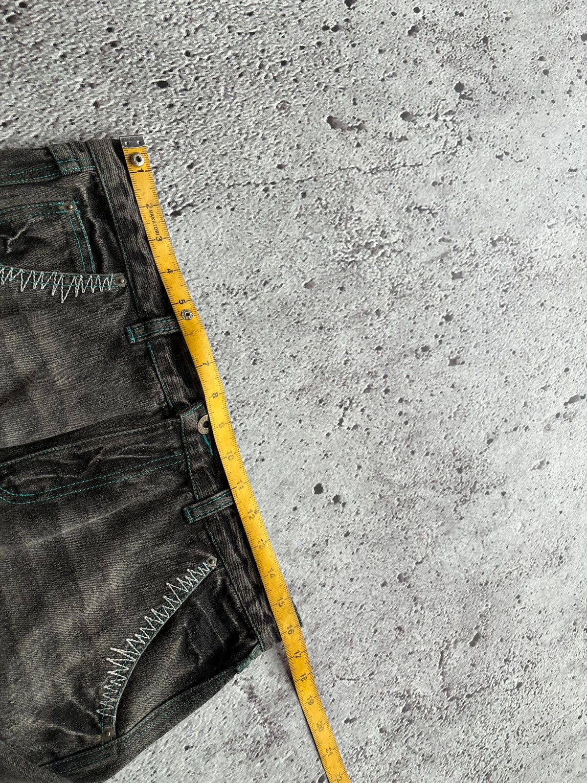 Hysteric Glamour Y2k Distressed Denim Candy Stripper Jeans Size US 32 / EU 48 - 10 Thumbnail