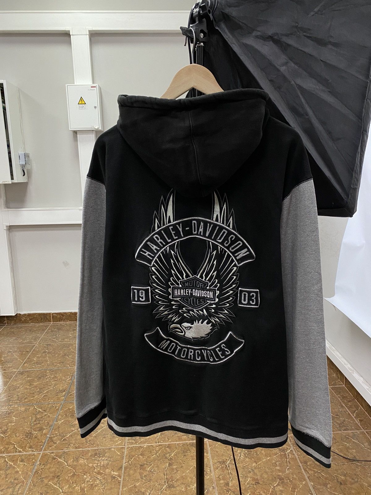 🇺🇸 Vintage 90s Harley Davidson Motorcycles Choppers Hoodie