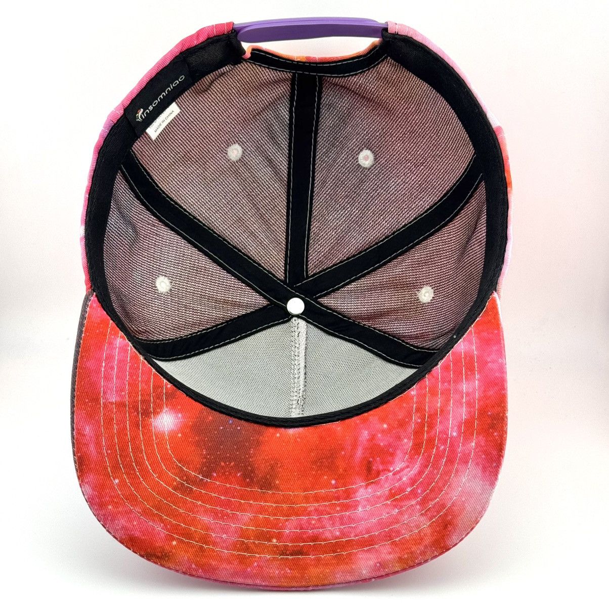 VIBE Insomniac EDC Galaxy Snapback Hat Multicolor Festival Cap Size ONE SIZE - 5 Thumbnail