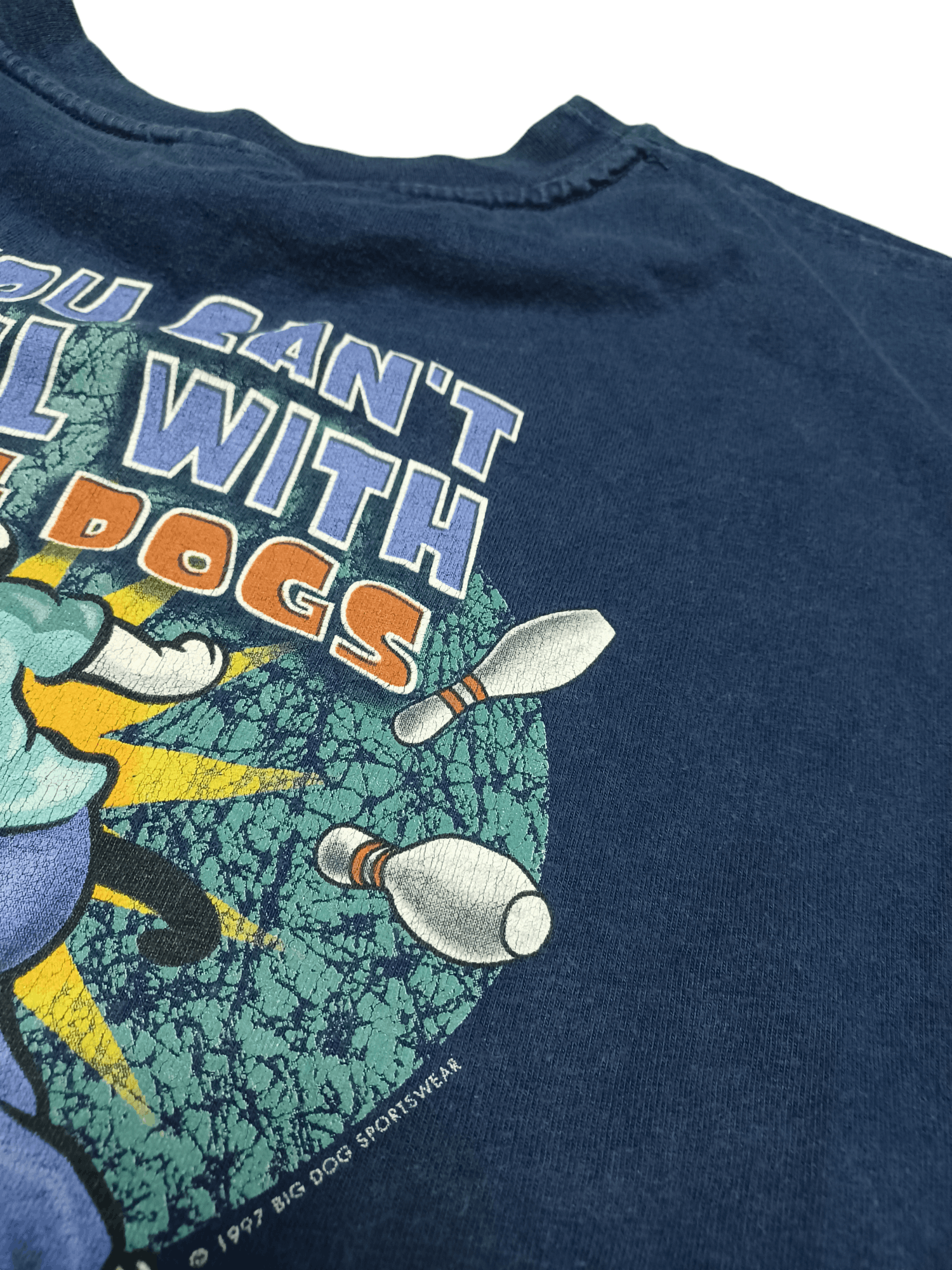 Other 1997 VNTG BAD DOGS SANTA BARBARA BOWLING FANTASTIC CRAZY TEE Size US L / EU 52-54 / 3 - 3 Thumbnail