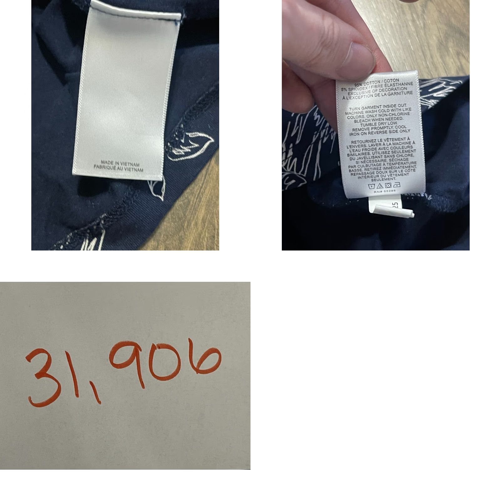 Express Express Shirt Polo, Men's Large, Express, Polo Short Sleeve, Floral, Blue White, Casual, Regular, White, 3-Season, Men, Shirt Size US L / EU 52-54 / 3 - 8 Thumbnail
