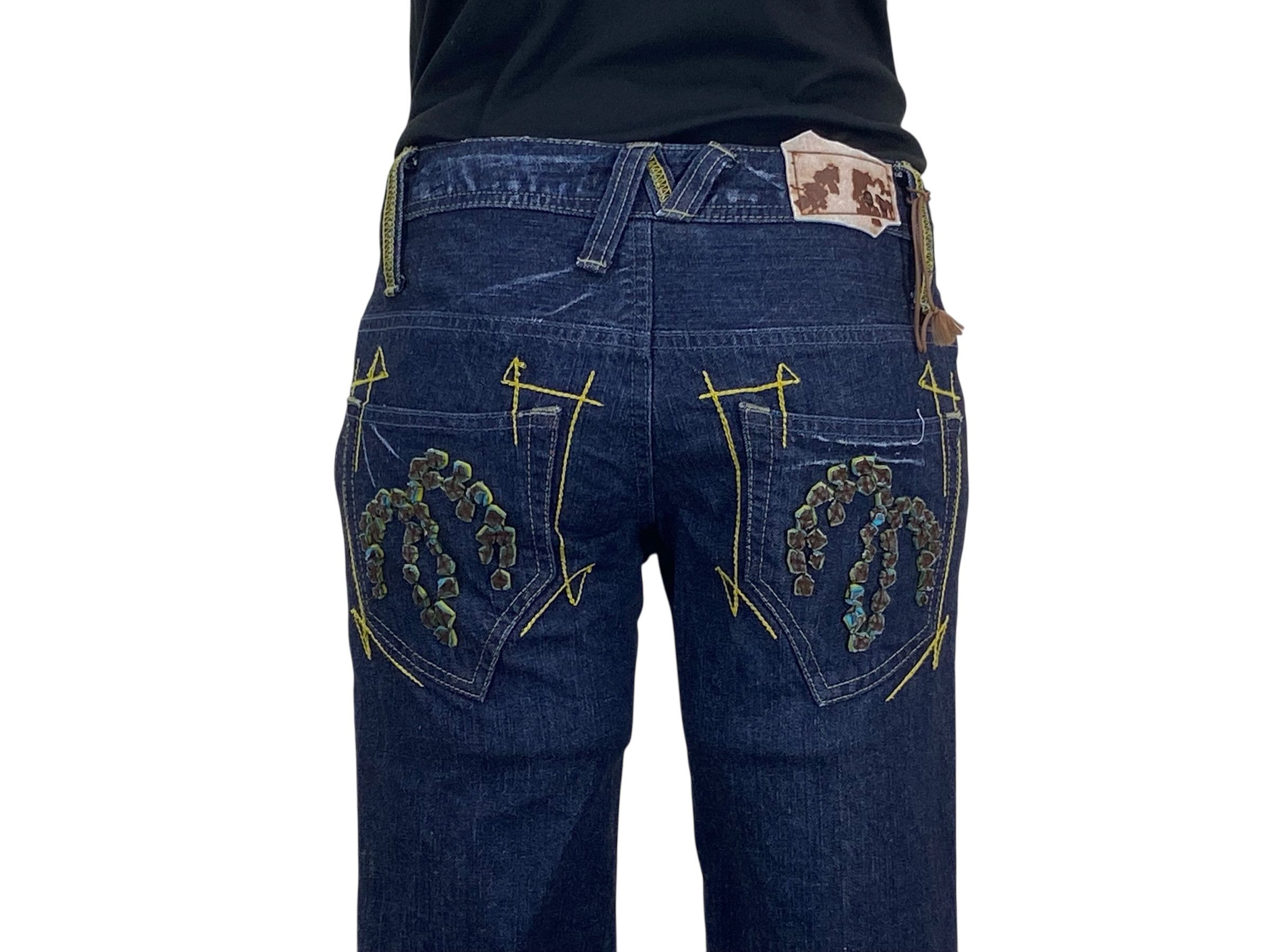Japanese Brand Et Boîte Jeans Low Rise Skinny Jeans Size 24" / US 00 / IT 34 - 7 Thumbnail