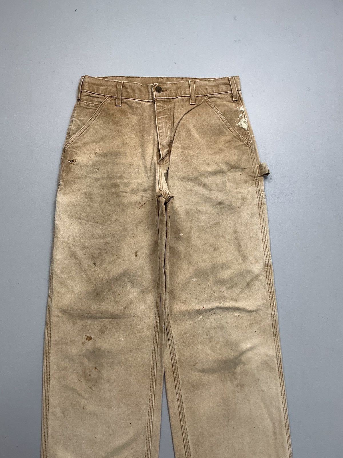 Carhartt Vintage Carhartt B11 BRN carpenter workwear denim Size US 32 / EU 48 - 4 Thumbnail