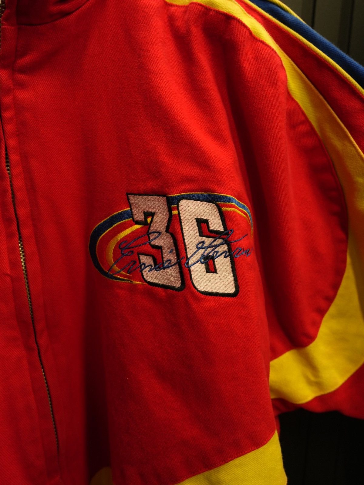 NASCAR × Vintage Vintage NASCAR Skittles Racing Team Track Gear Racing Jacket Size US L / EU 52-54 / 3 - 4 Thumbnail