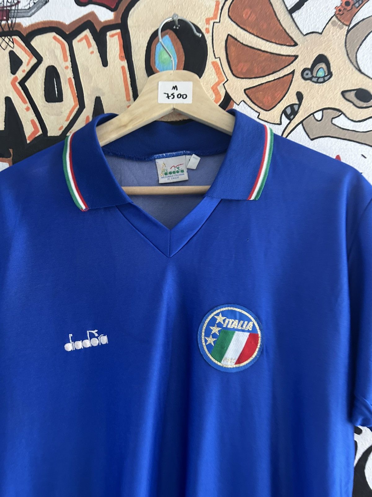 Diadora Italy 1985-91 Home Kit Size US M / EU 48-50 / 2 - 2 Thumbnail