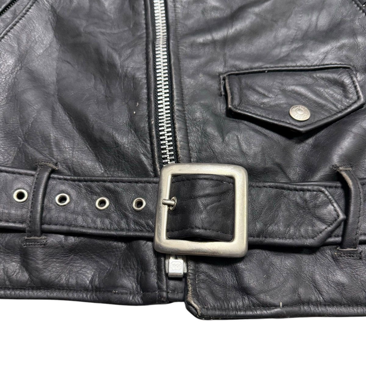 Schott Vintage 80s Schott Perfecto 618 Double Colar Leather Jacket Size US S / EU 44-46 / 1 - 5 Thumbnail
