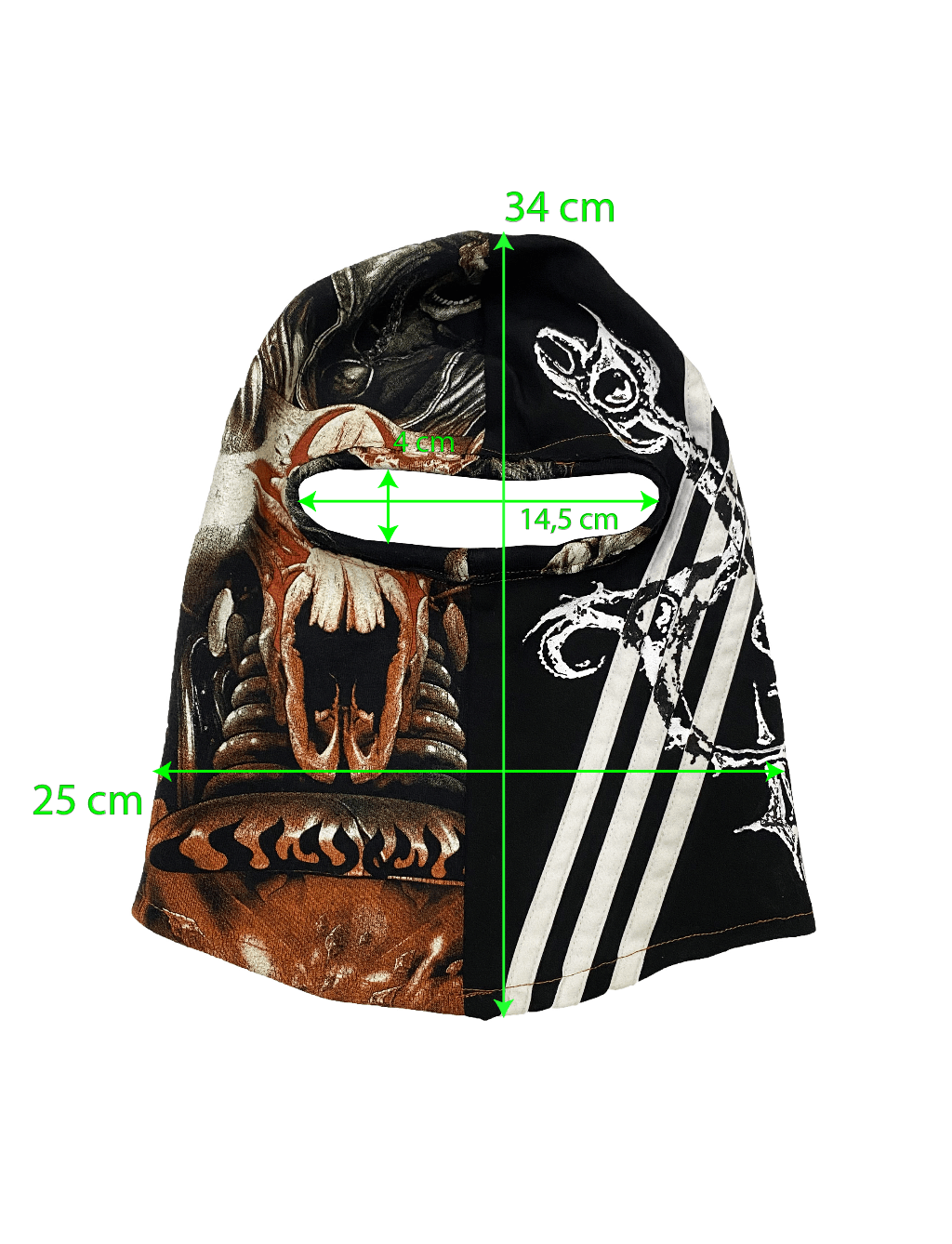 Grailed 1 OF 1 Custom Handmade Full Face Print Balaclava Size ONE SIZE - 6 Thumbnail