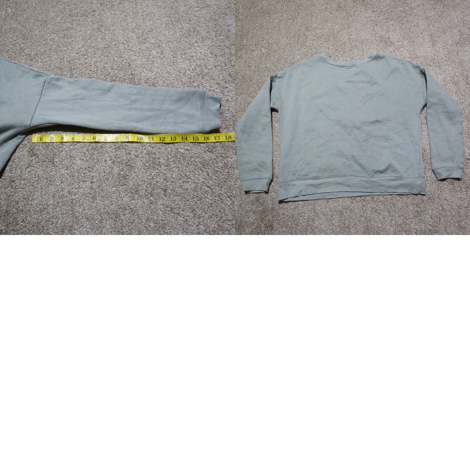 Vintage Houston Texas Gray Sweater Long Sleeve Cropped Adult Women's Size M Medium Size M / US 6-8 / IT 42-44 - 8 Thumbnail