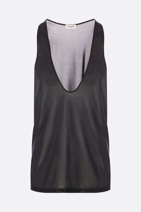 Saint Laurent Paris debardeur decollete viscose Size US L / EU 52-54 / 3 - 1 Thumbnail