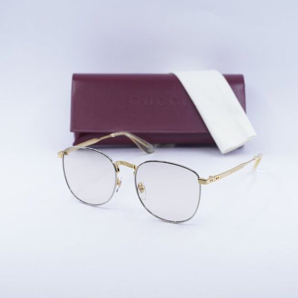 Gucci Gucci GG1367S 001 Sunglasses Gold Square Frame, Yellow Size ONE SIZE - 9 Thumbnail