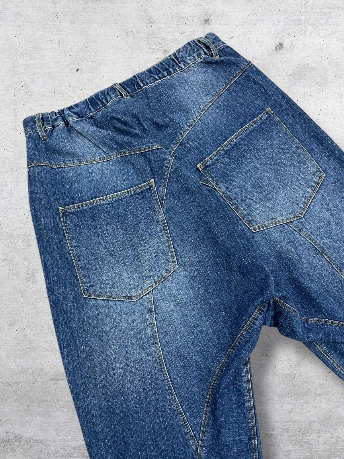 Kapital VINTAGE BIT BLUE 90S OG JAPAN DESIGNER PATCHWORK SHORT DENIM Size US 30 / EU 46 - 10 Thumbnail