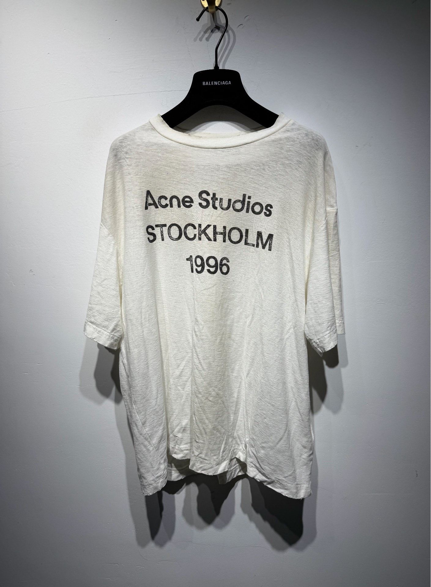 Acne Studios Acne Studios Retro Oversized White T-Shirt XS Men Size US XS / EU 42 / 0 - 1 Thumbnail