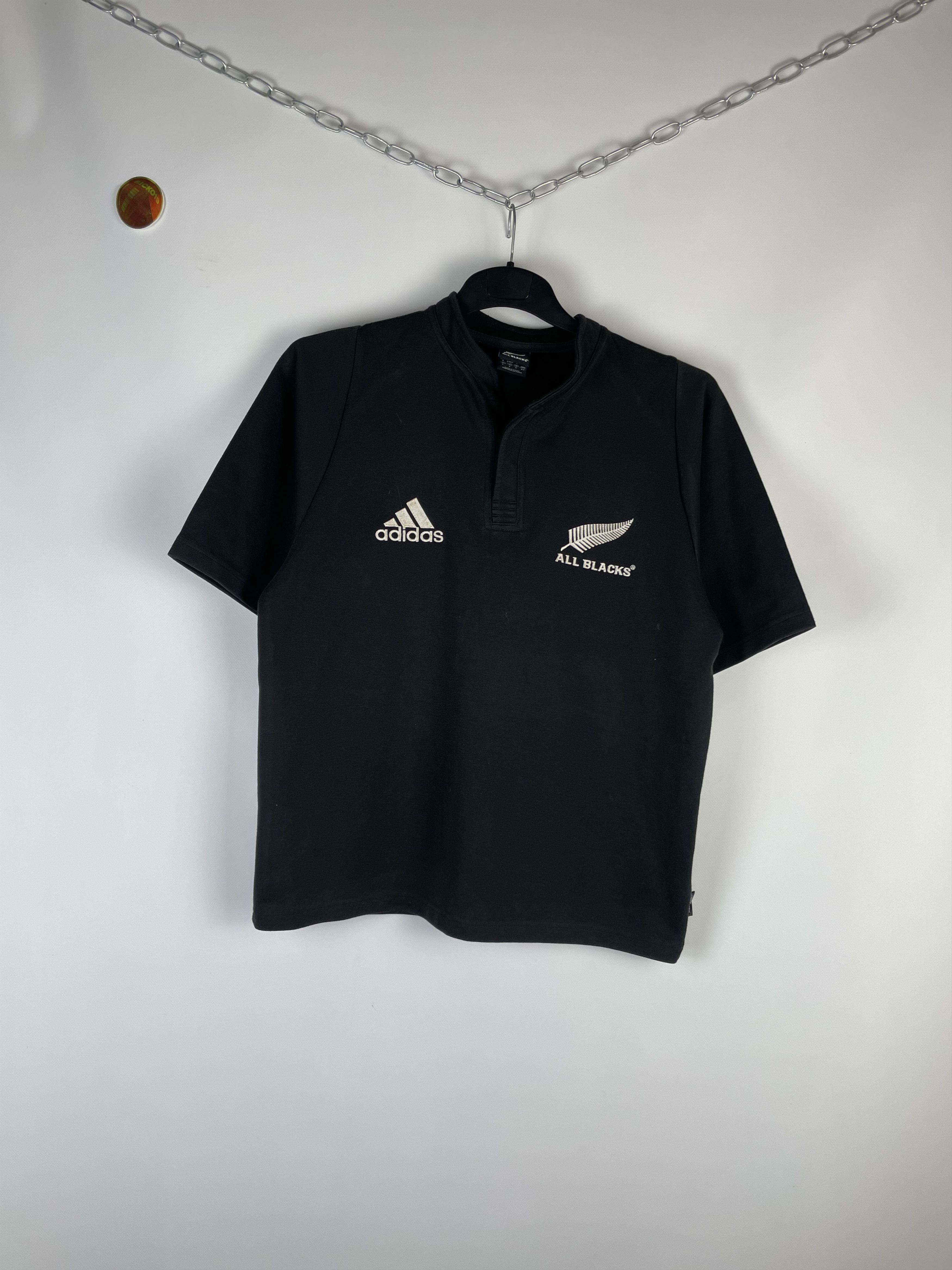 Adidas Adidas All Blacks Mens Rugby Jersey T-Shirt Tee Size US S / EU 44-46 / 1 - 2 Thumbnail