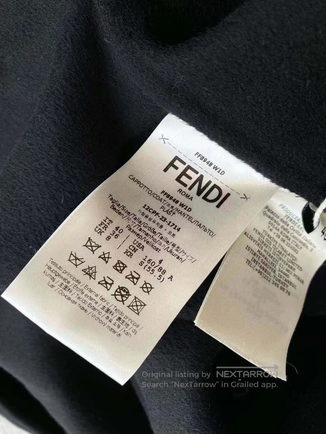 Fendi Fendi Long coat with pocket mink fur| Size XS / US 0-2 / IT 36-38 - 5 Thumbnail