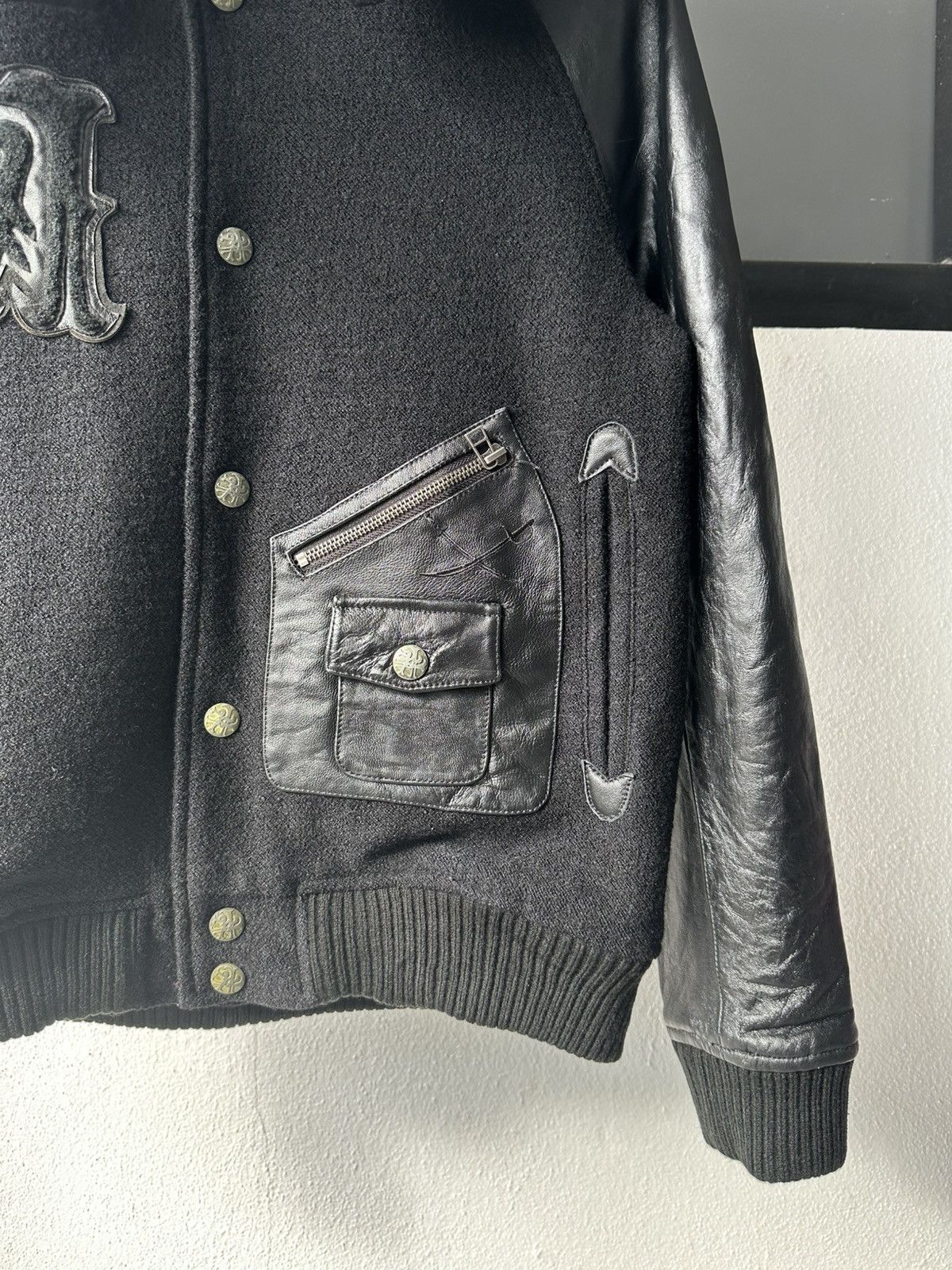 Roen 2013AW - ABORDAGE by Hiromu Takahara stadium leather jacket Size US M / EU 48-50 / 2 - 16 Thumbnail