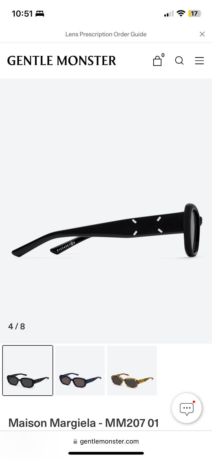 Gentle Monster × Maison Margiela Gentle monster maison margiela m207 sunglasses Size ONE SIZE - 2 Thumbnail