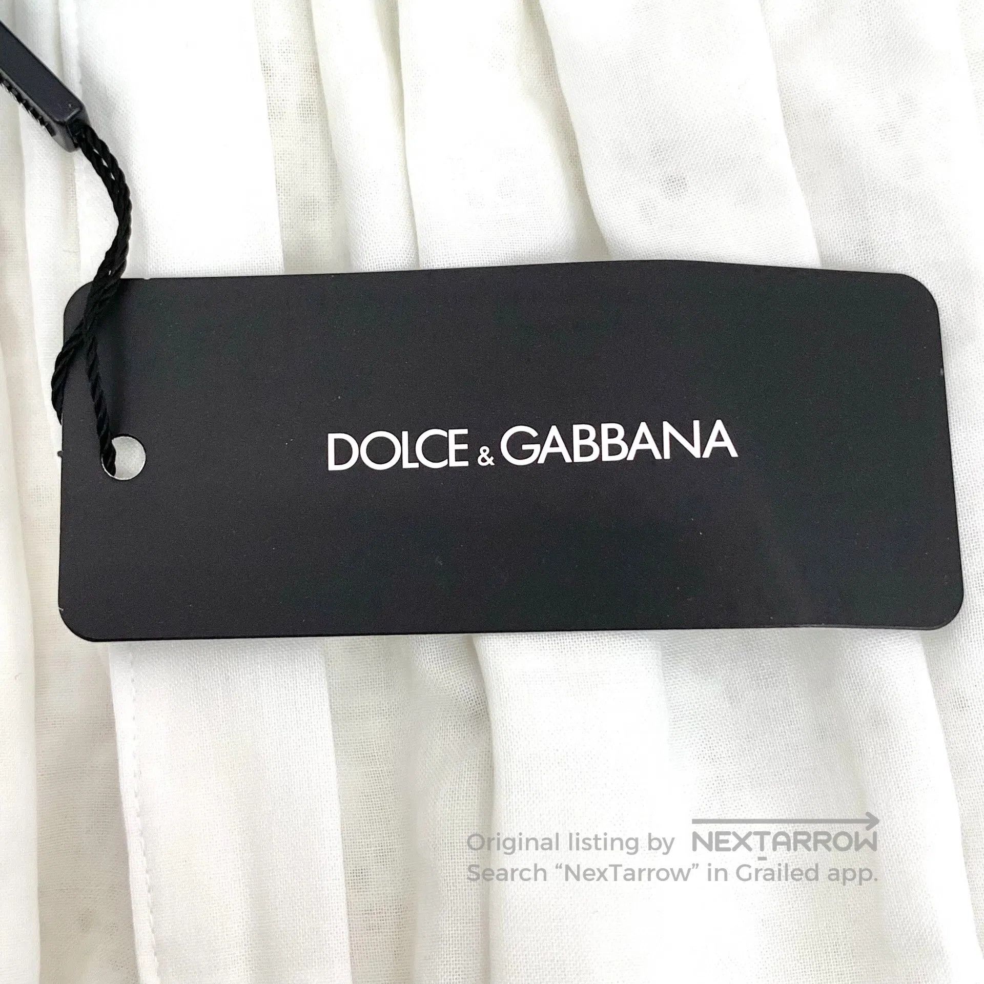 Dolce & Gabbana Dolce Gabbana size 11/12 White lace floral embroidery cott Size 32" / US 10 / IT 46 - 6 Thumbnail