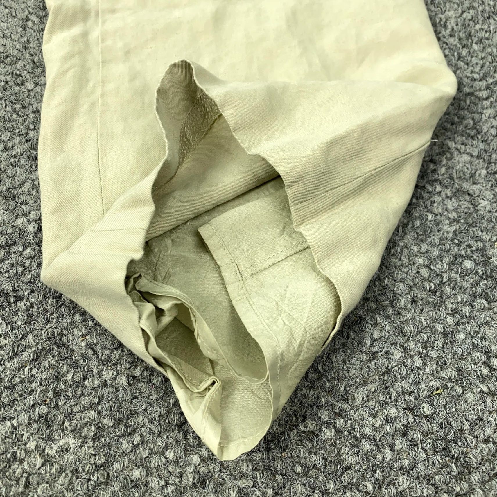 Vintage Sigrid Olsen Pants Womens 6 Beige Linen Blend Lined Straight Leg Casual Pants Wom en Size 28" / US 6 / IT 42 - 4 Thumbnail
