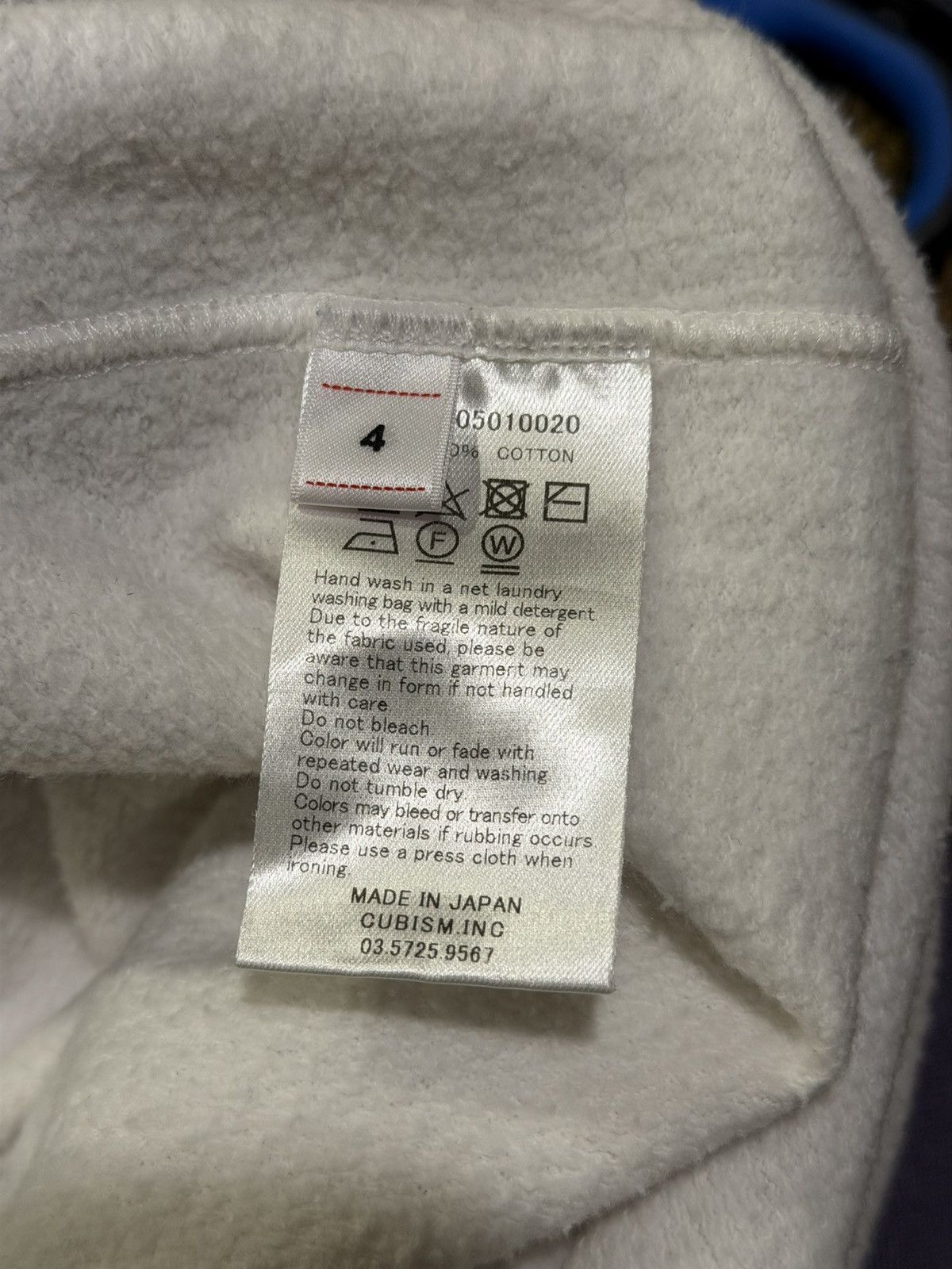 Visvim Visvim SS20 White/Purple Jumbo Crash Distres Sweat L/S Shirt Size US XL / EU 56 / 4 - 16 Thumbnail