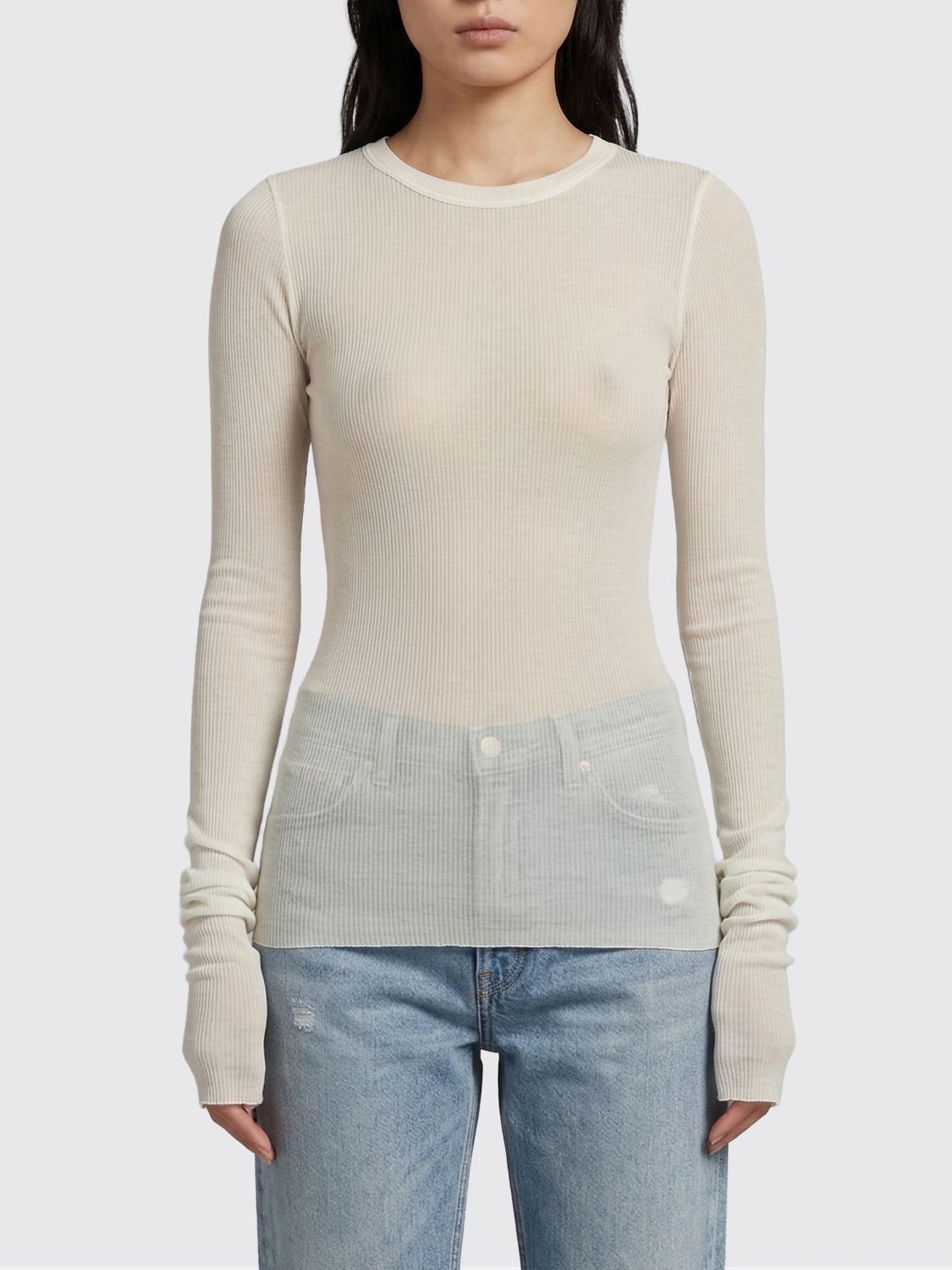 Rick Owens Rick Owens Sweater Woman White Size M / US 6-8 / IT 42-44 - 1 Thumbnail