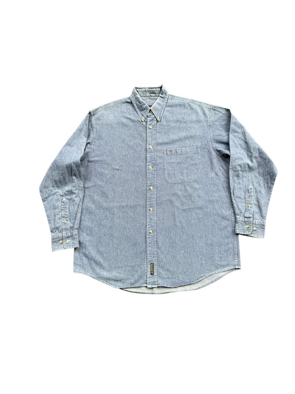 Timberland Vintage Timberland Denim Shirt Size US XL / EU 56 / 4 - 1 Thumbnail