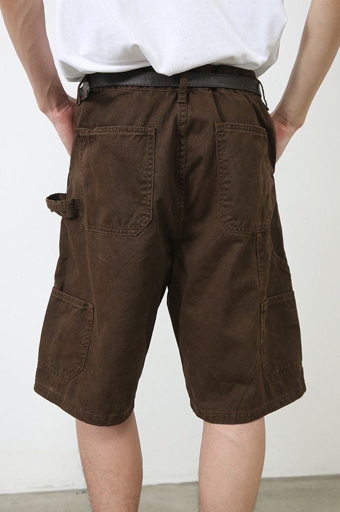 Designer × Japanese Brand Vintage Loose Multi-Pocket Denim Cargo Shorts Size US 32 / EU 48 - 5 Thumbnail