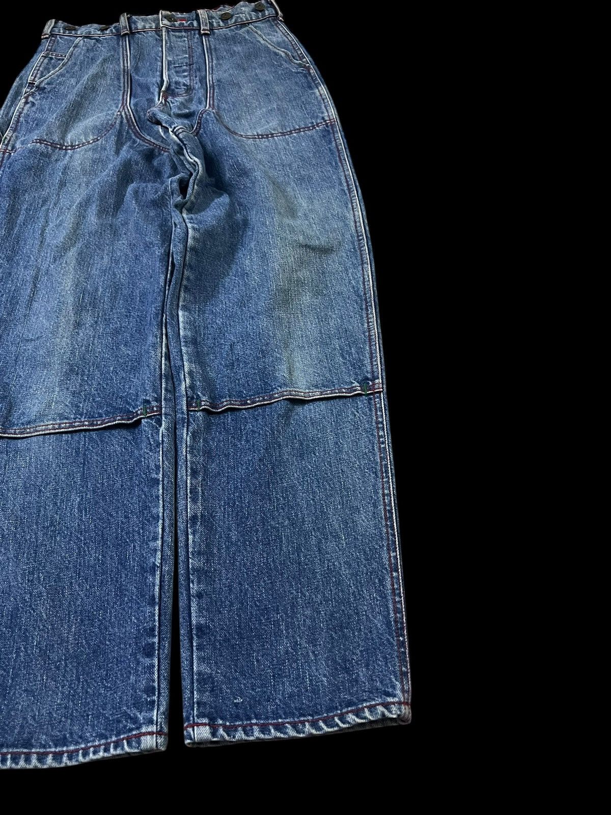 Casey Casey × Vintage × Wrangler 💥Baggy💥Vintage 80’s Casey Jones CJO X Wrangler Very Rare Size US 28 / EU 44 - 4 Thumbnail