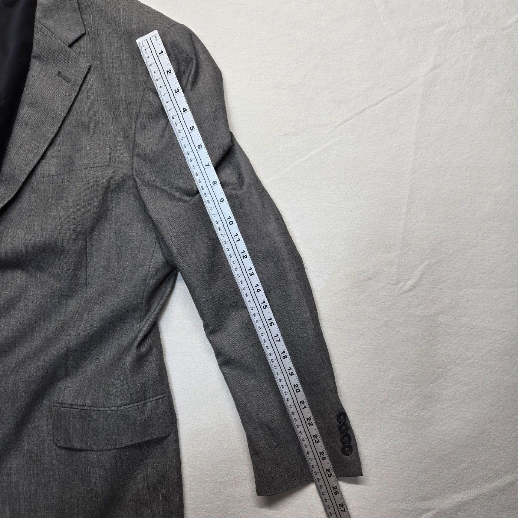 Dockers DOCKERS JACKET Gray 44L Long Sleeve Regular Fit Button Up Mens Blazer Coat 80s 90s Vintage-inspired Style Size US XXL / EU 58 / 5 - 6 Thumbnail