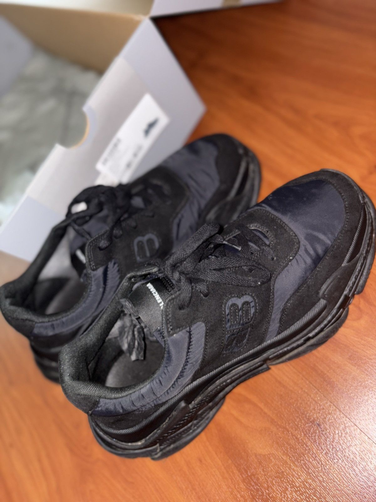 Balenciaga Balenciaga Nylon Triple S sneaker Size US 12 / EU 45 - 7 Thumbnail