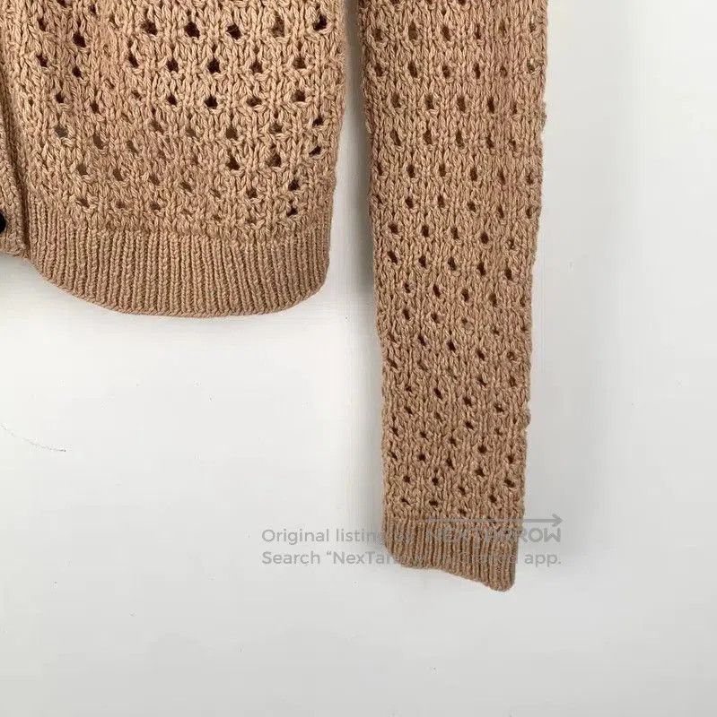 Dior Dior Brown Alpaca Wool Women's Cardigan . Size XXS / US 00 / IT 34 - 4 Thumbnail