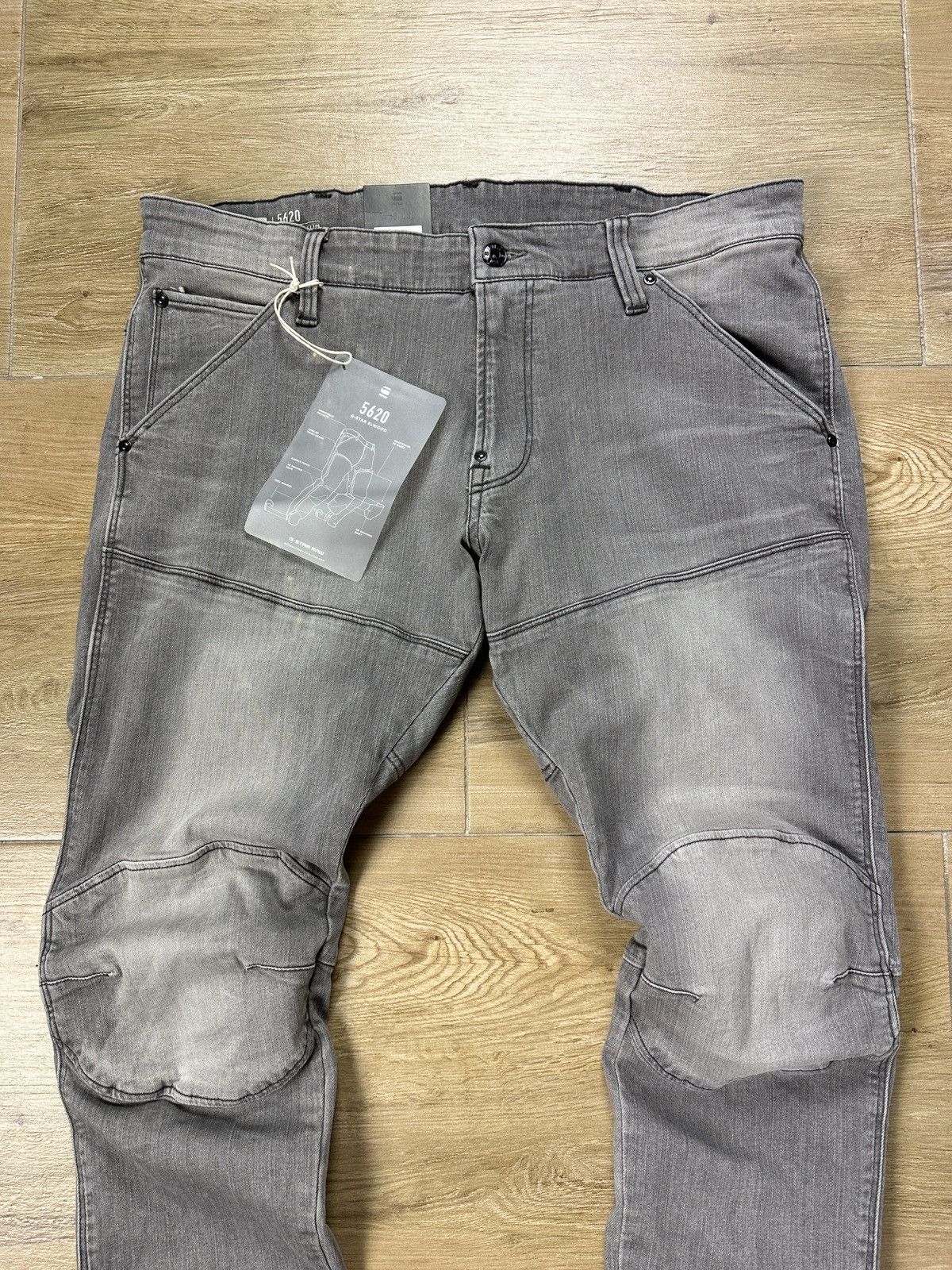 G-Star NEW🏷️ G-Star Raw 5620 3D Super Slim Denim Stretch Jeans Size US 35 - 2 Thumbnail