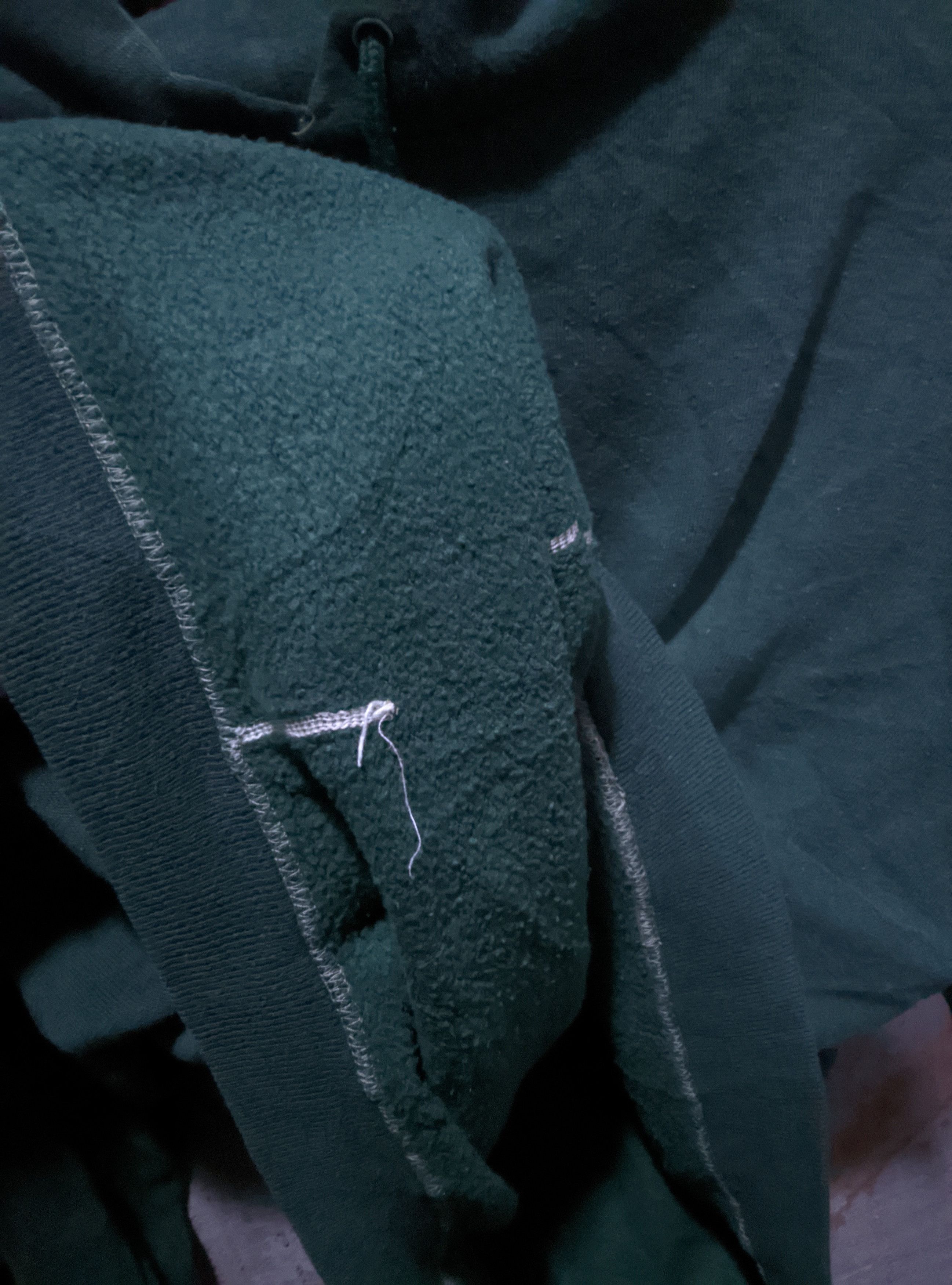 Vintage Vintage 50s 60s blank hoodie pine green truevintage Size US L / EU 52-54 / 3 - 8 Thumbnail