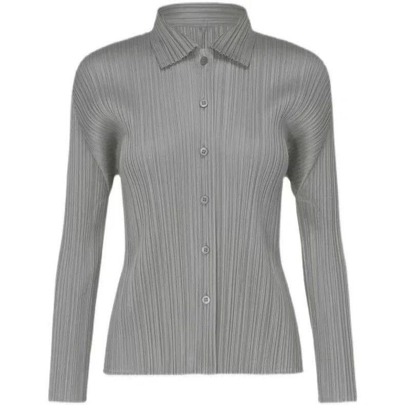 Issey Miyake issey miyake size:3 gray shirt Size XXS / US 00 / IT 34 - 1 Thumbnail