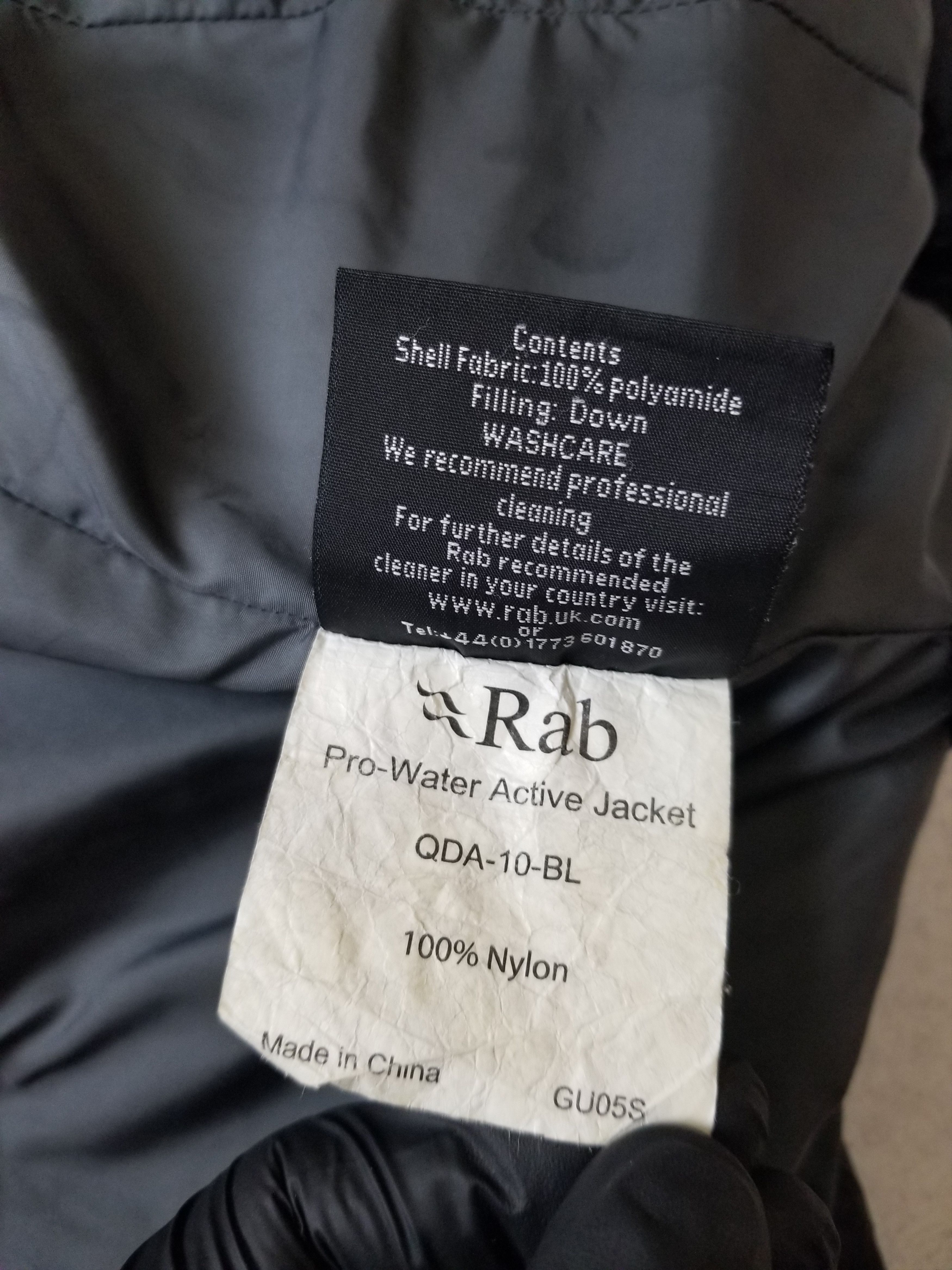Rab Rab Goose Down Pro-Water Active Nylon Jacket Size US M / EU 48-50 / 2 - 14 Thumbnail