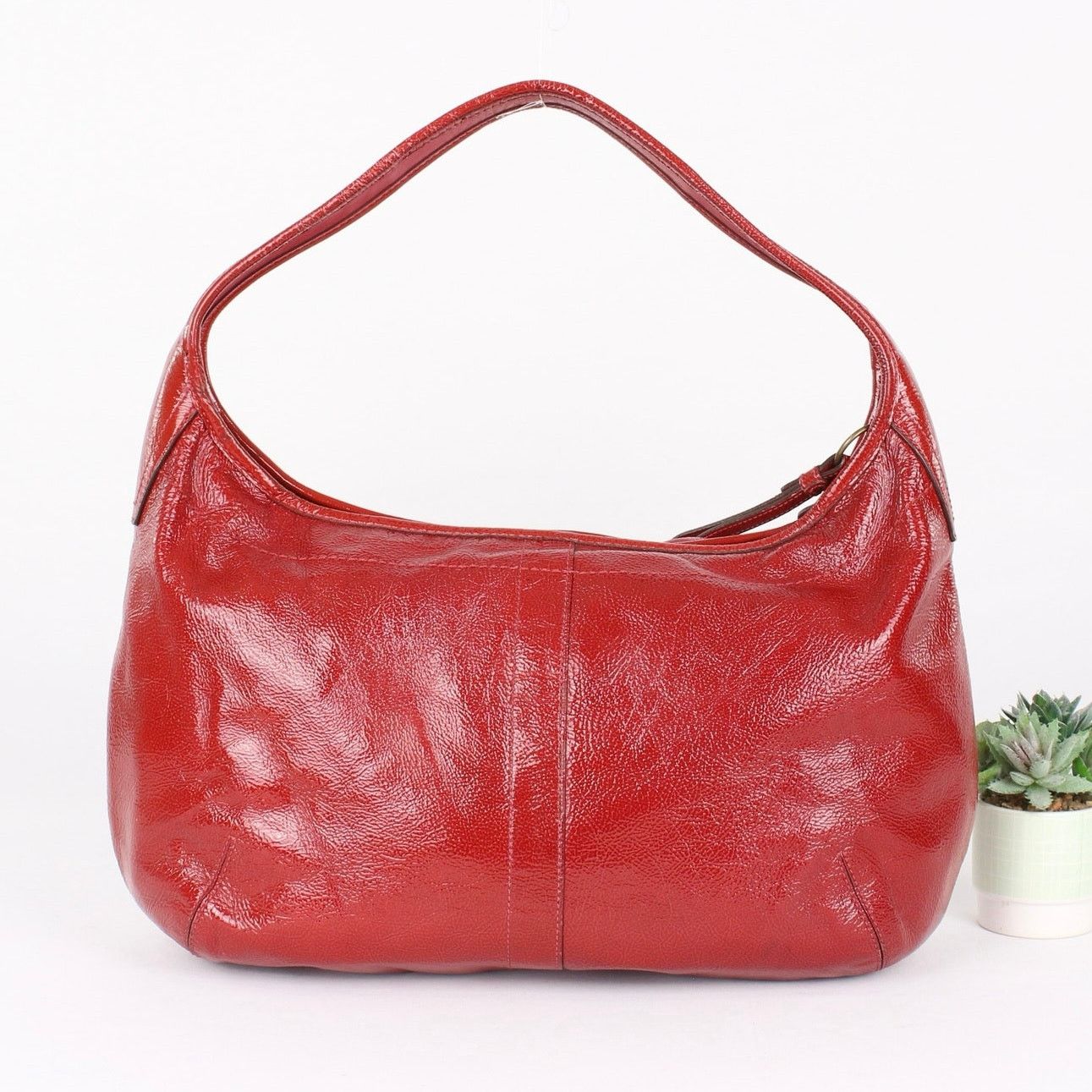Coach Coach Ergo Vintage Y2K Large Patent Leather Bag Size ONE SIZE - 2 Thumbnail
