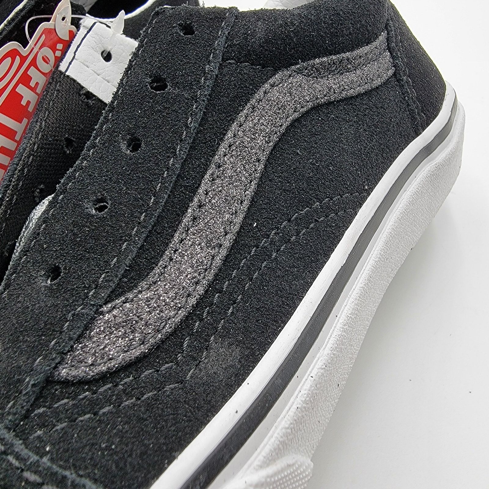 Vans Vans Old Skool Glitter Sidestripe Black WmSz 4.5 VN0A4BUUXNO Size US 4.5 / IT 34.5 - 7 Thumbnail